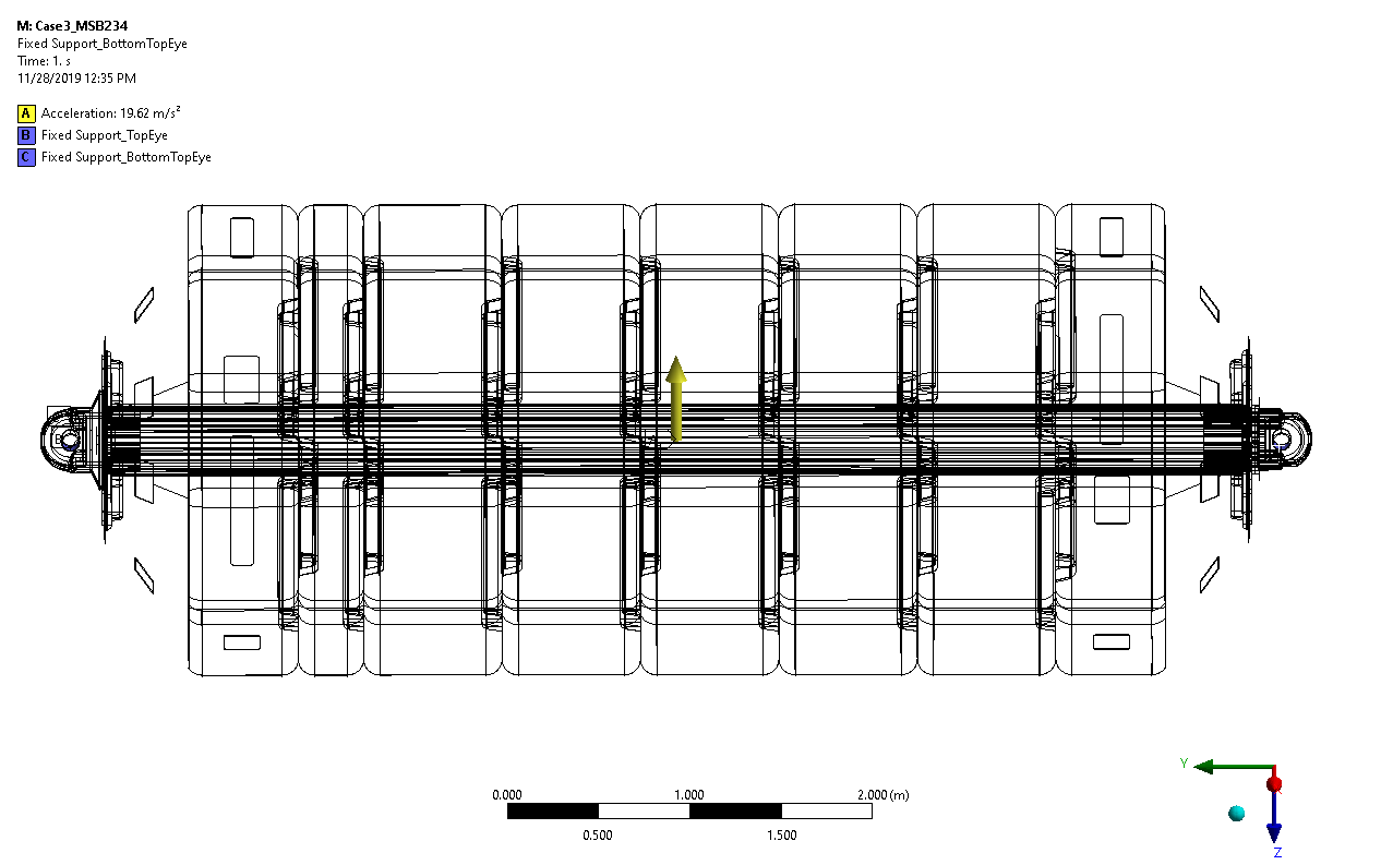 Simulation of polyurethane armature subsea buoy